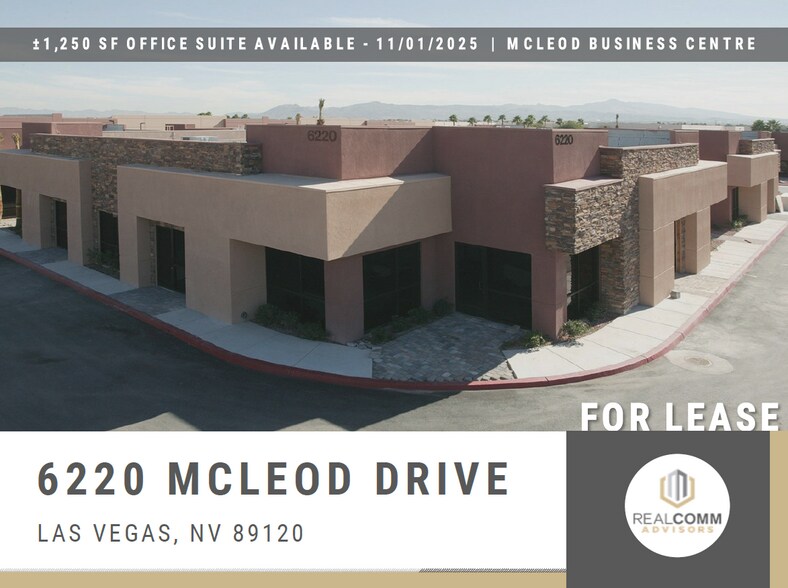 Primary Photo Of 6220 McLeod Dr, Las Vegas Office For Lease