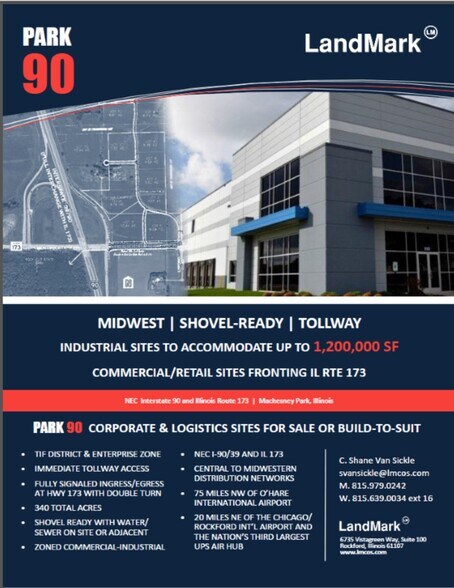 Primary Photo Of 8204 W Lane Rd, Machesney Park Distribution For Lease