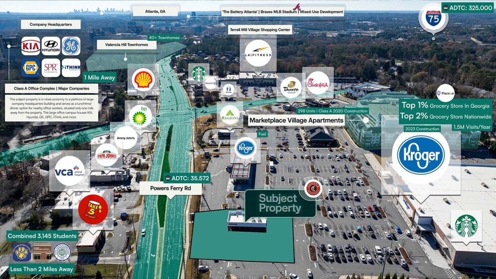 More Photos Of 1298 Powers Ferry Rd SE, Marietta Fast Food For Sale