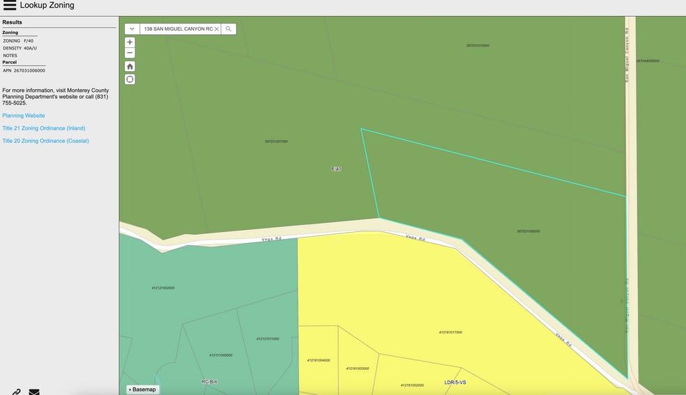 More Photos Of 138 San Miguel Canyon Rd, Royal Oaks Land For Sale