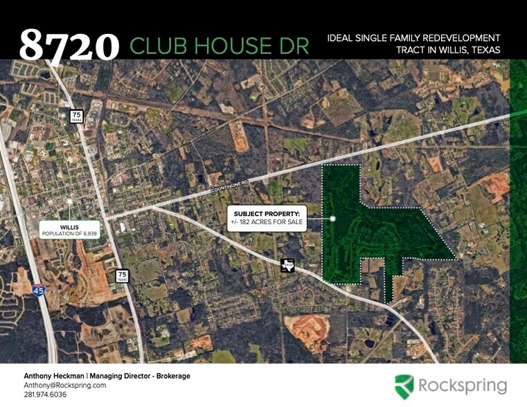 More Photos Of 8720 Club House Dr, Willis Land For Sale