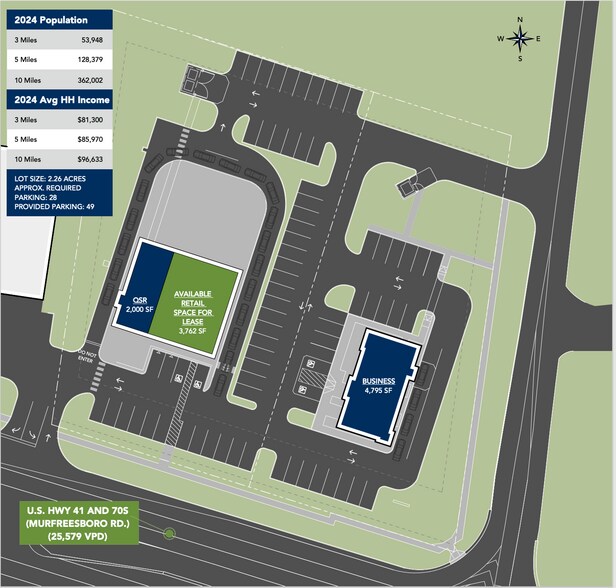 More Photos Of 101 Floyd Mayfield Dr, La Vergne Land For Lease