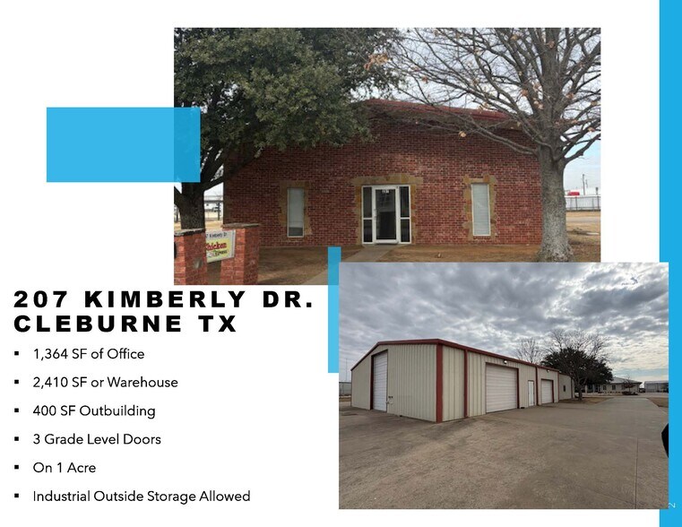 More Photos Of 207 Kimberly Dr, Cleburne Warehouse For Lease