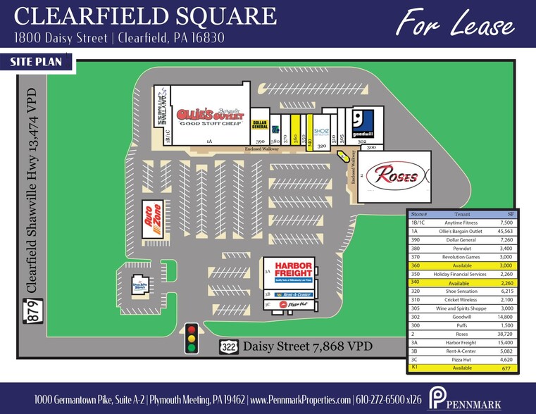 More Photos Of 1800 Daisy Street Ext, Clearfield Unknown For Lease