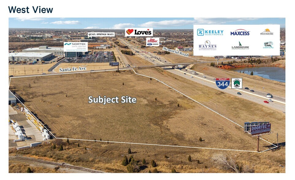 More Photos Of SE/C of Kilpatrick Turnpike (I-344) & Santa Fe Ave, Oklahoma City Land For Sale