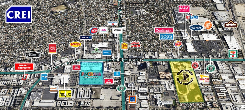 More Photos Of 8741-8747 Van Nuys Blvd, Panorama City Storefront Retail Office For Sale