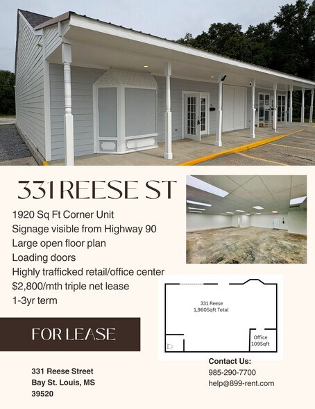 More Photos Of 331-335 Reese St, Bay Saint Louis Office For Sale