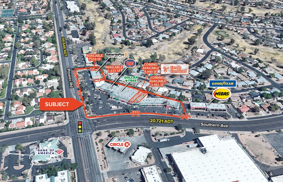 Primary Photo Of 1145-1155 S Power Rd, Mesa General Retail For Lease