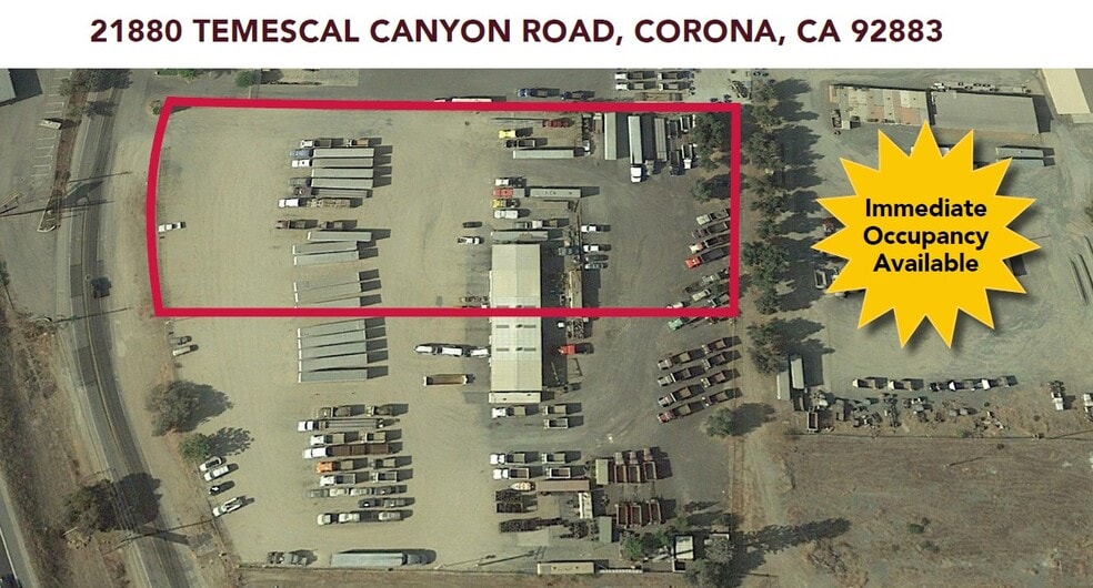 Primary Photo Of 21880 Temescal Canyon Rd, Corona Contractor Storage Yard For Lease