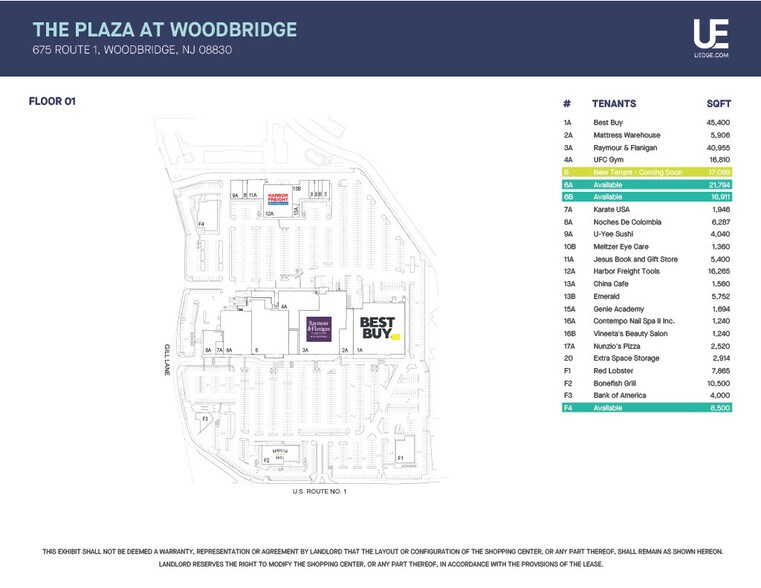 More Photos Of 675 US Highway 1 S, Iselin Unknown For Lease