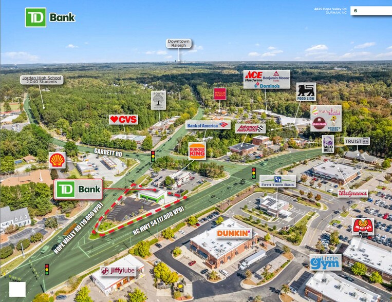 More Photos Of 4835 Hope Valley Rd, Durham Bank For Sale