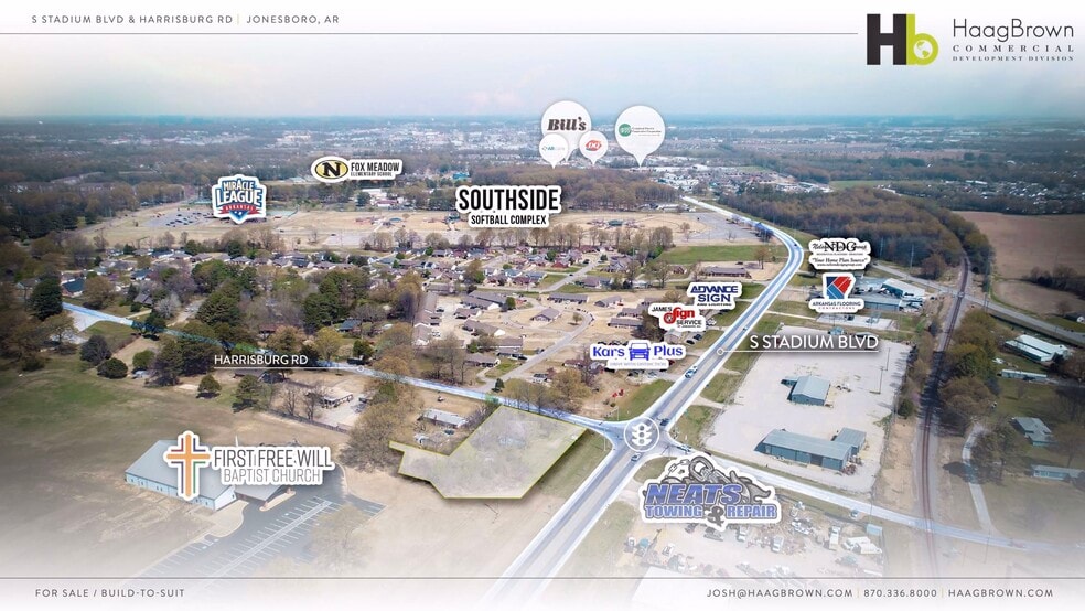 More Photos Of 5325 Stadium Blvd, Jonesboro Land For Sale