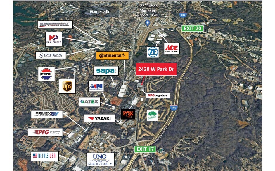 More Photos Of 2420 W Park Dr, Gainesville Warehouse For Lease