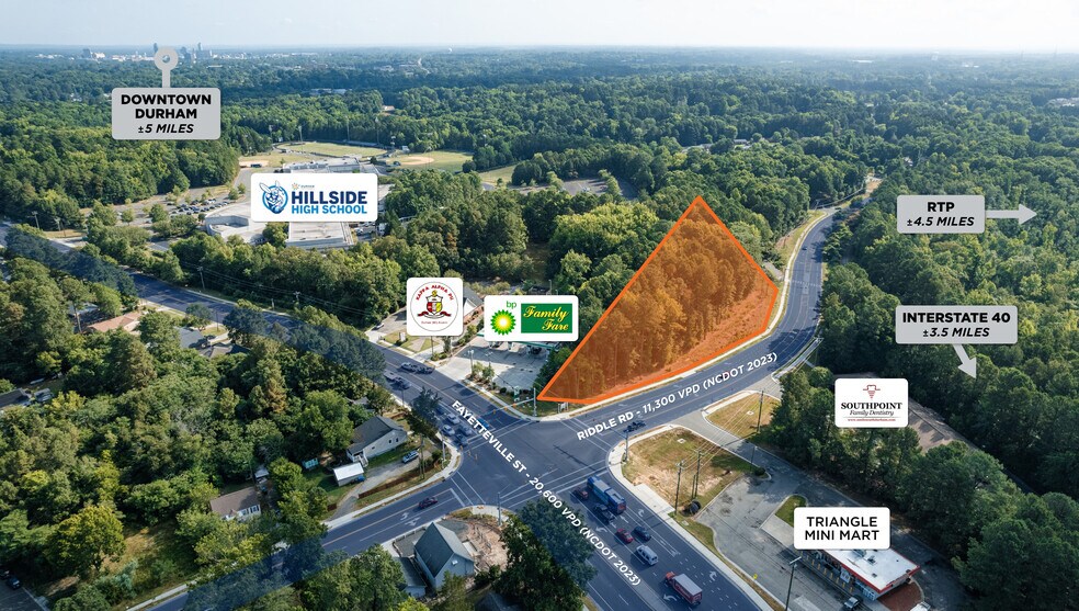 More Photos Of 1011 Riddle Rd, Durham Land For Lease