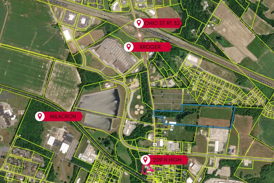 Primary Photo Of 209 N High St, Mount Orab Land For Sale