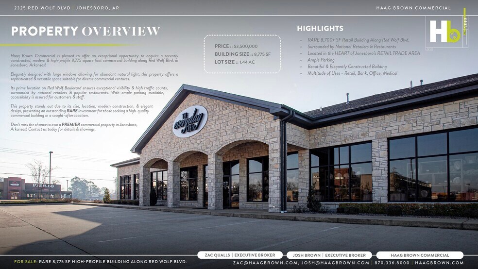 More Photos Of 2325 Red Wolf Blvd, Jonesboro Storefront Retail Office For Sale