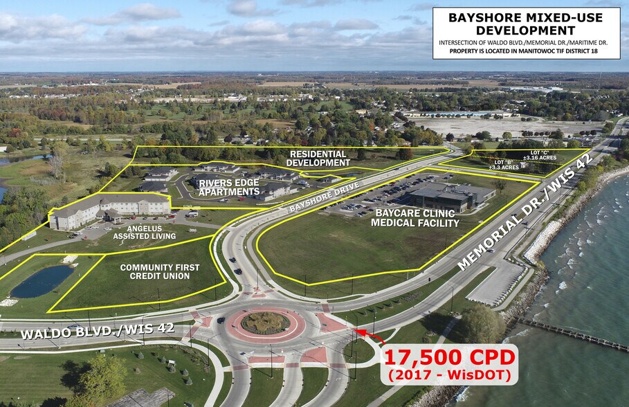 More Photos Of Bay Shore/Memorial Drive Mixed Use Development, Manitowoc Land For Sale