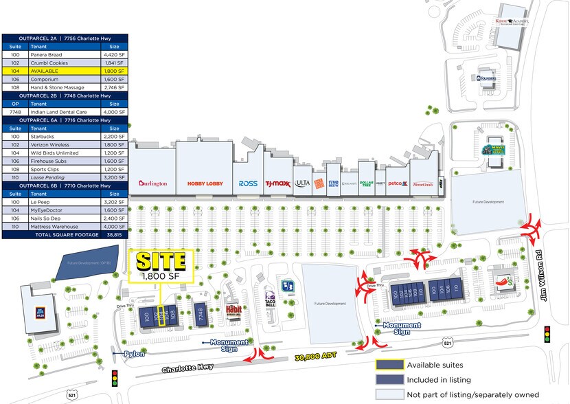 More Photos Of 7710-7716 Charlotte Hwy, Fort Mill Freestanding For Lease