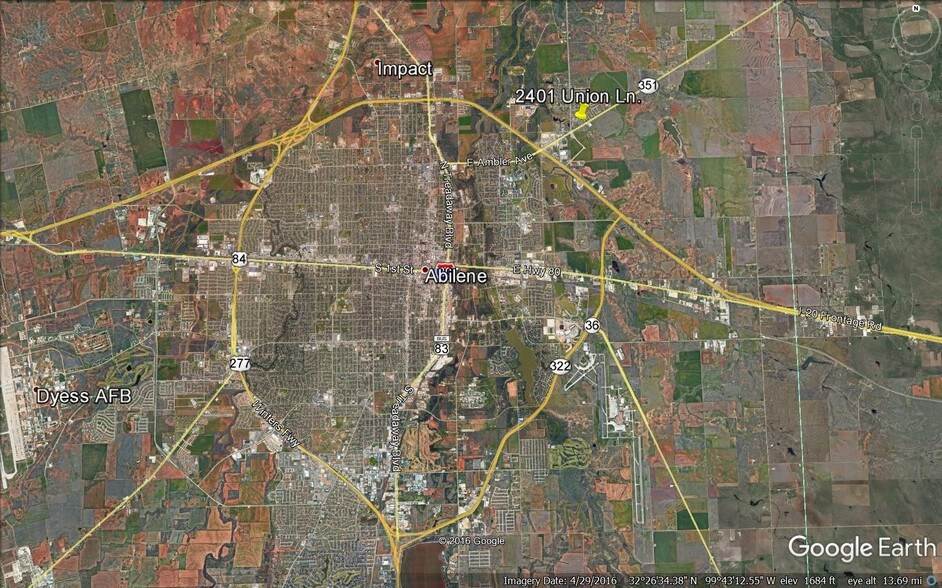 More Photos Of 2401 Union Ln, Abilene Land For Sale