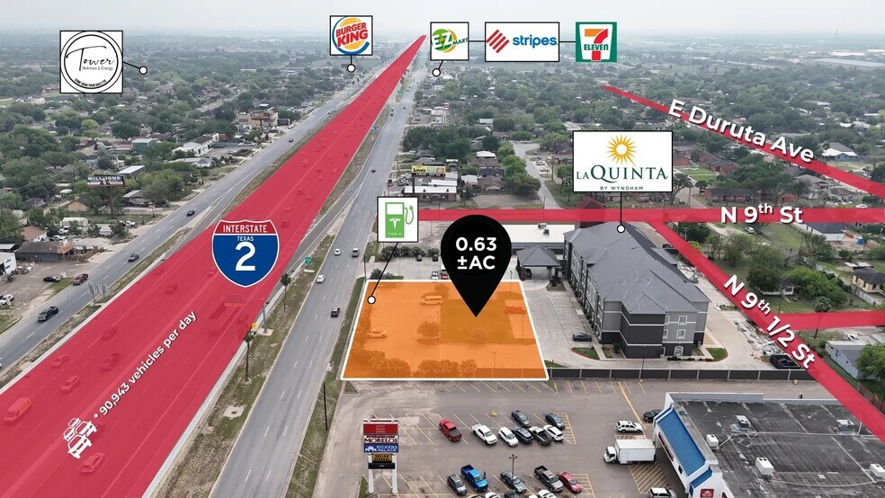 More Photos Of 909 West Frontage Rd, Alamo Land For Lease