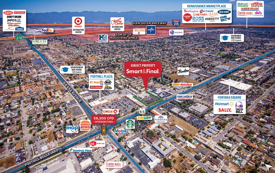 More Photos Of 17000 Foothill Blvd, Fontana Supermarket For Sale