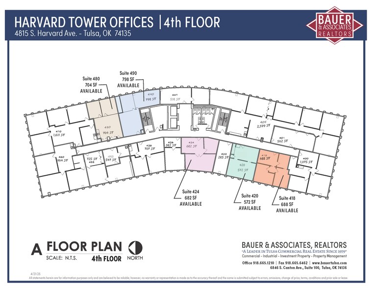 More Photos Of 4815 S Harvard Ave, Tulsa Office For Lease