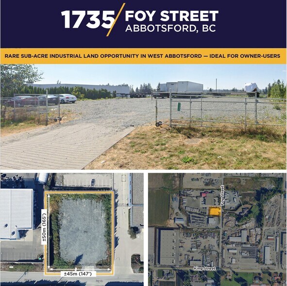 Primary Photo Of 1735 Foy St, Abbotsford Land For Sale