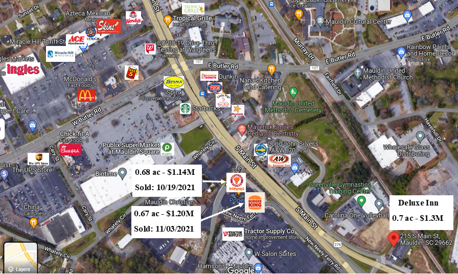 More Photos Of 215 S Main St, Mauldin Hotel For Sale