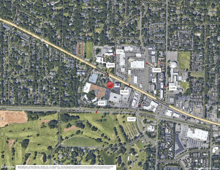 More Photos Of 4485 Poplar Ave, Memphis Bank For Lease