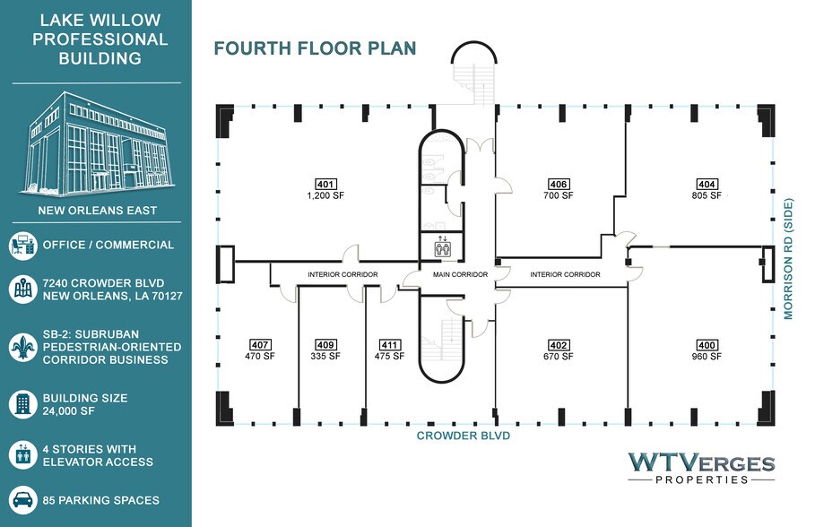 More Photos Of 7240 Crowder Blvd, New Orleans Medical For Lease
