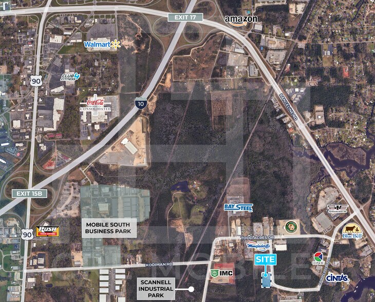 More Photos Of 5672 Commerce Blvd W. blvd, Mobile Industrial For Lease