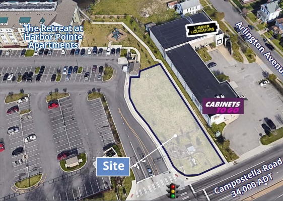 More Photos Of 406 Campostella Rd, Norfolk Land For Sale