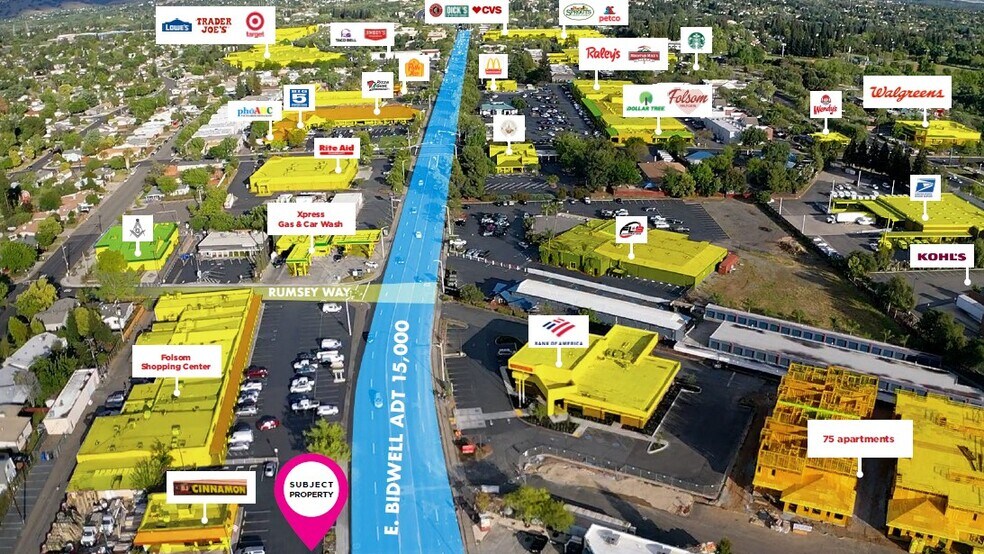 More Photos Of 318-328 E Bidwell St, Folsom Freestanding For Lease