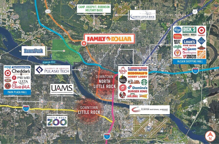 More Photos Of 5609 Mac Arthur Dr, North Little Rock Storefront For Lease