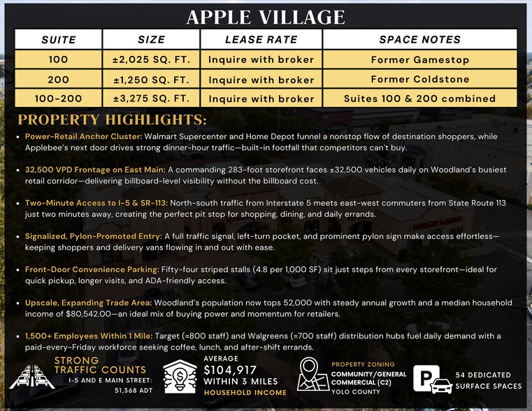 More Photos Of 1780 E Main St, Woodland General Retail For Lease