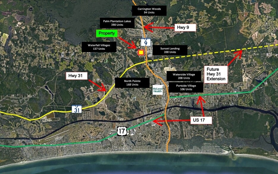 More Photos Of 2610 Highway 9 E, Little River Land For Sale