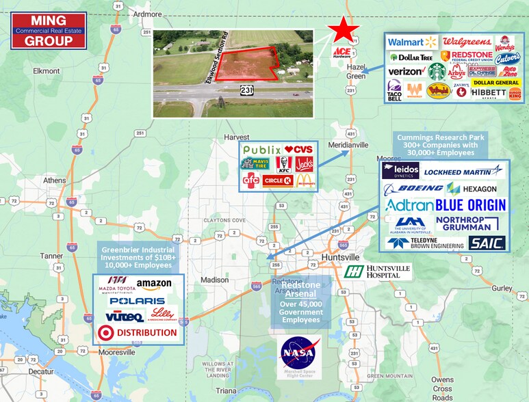 More Photos Of 15621 US-231, Hazel Green Land For Sale