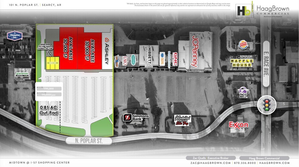 More Photos Of 101 N Poplar St, Searcy Storefront For Lease