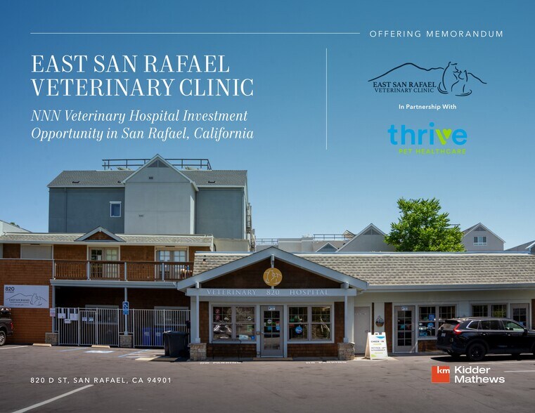 Primary Photo Of 820 D St, San Rafael Veterinarian Kennel For Sale