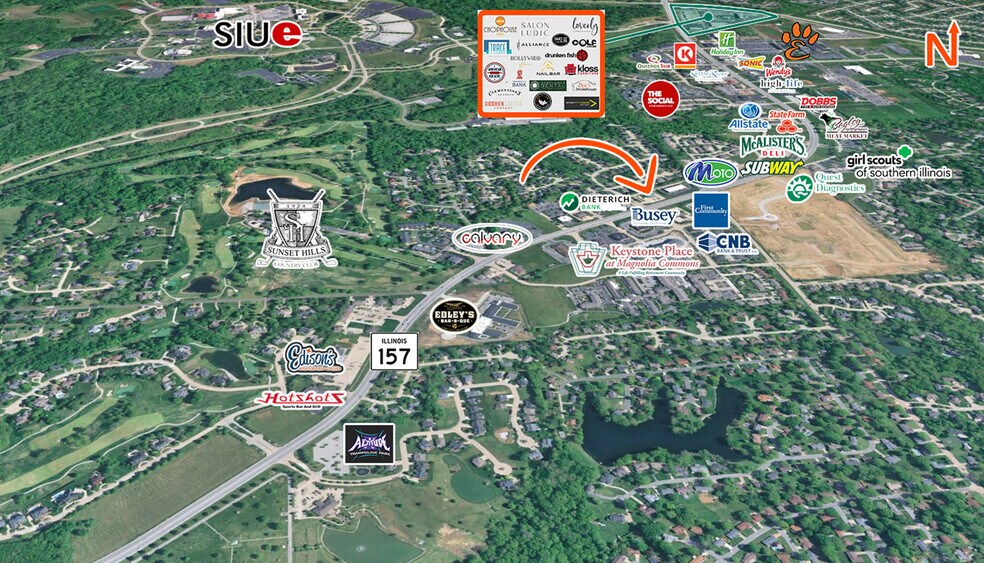 More Photos Of 2143 S State Route 157, Edwardsville Bank For Sale