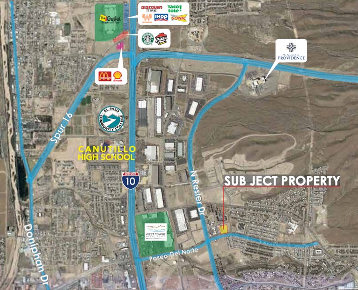 More Photos Of 7456 Cimarron Market St, El Paso Restaurant For Lease