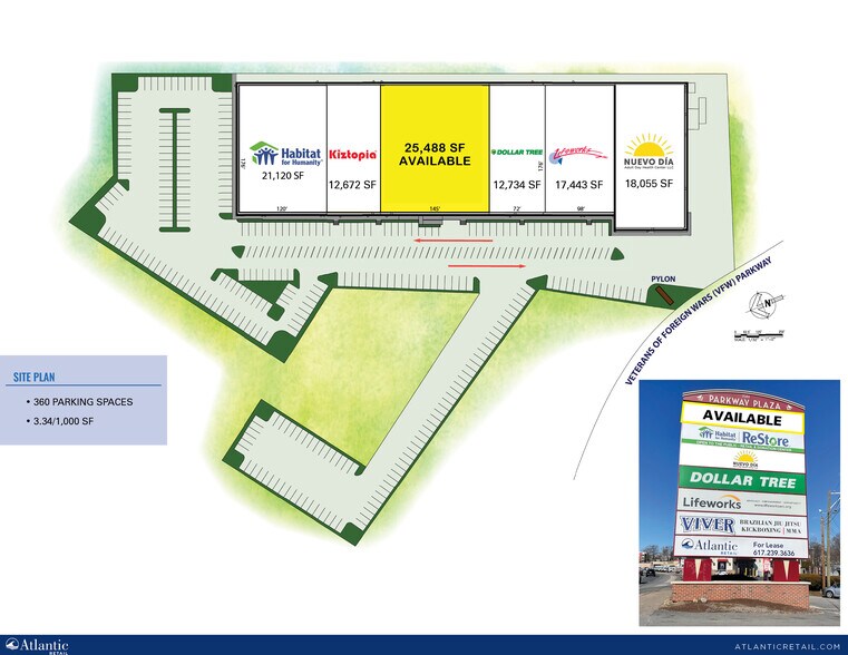 More Photos Of 1580-1600 VFW Pky, West Roxbury Unknown For Lease