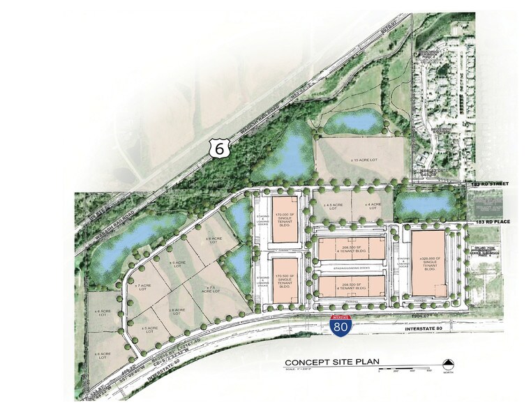 More Photos Of SW Hwy & I-80 WILL/COOK COUNTY LINE, Orland Park Land For Sale