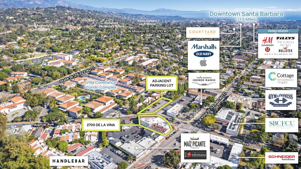 More Photos Of 2700 De La Vina St, Santa Barbara Storefront Retail Office For Sale