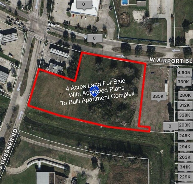 More Photos Of 12409 S Gessner Rd, Houston Land For Sale