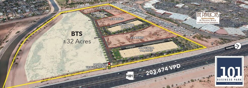 More Photos Of South of SWC Talking Stick Way & 101 loop, Scottsdale Land For Lease