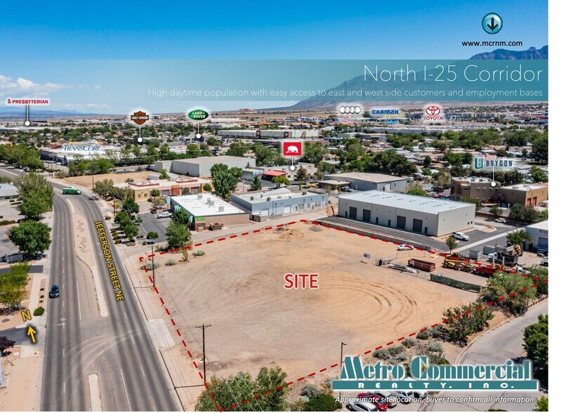Primary Photo Of 8400 Jefferson St, Albuquerque Land For Sale