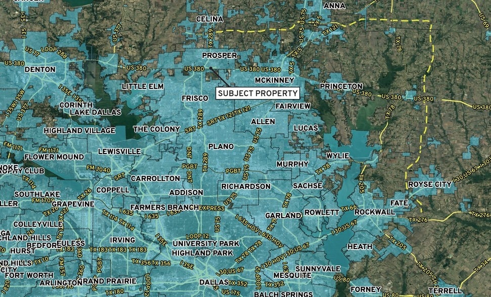 More Photos Of Highway 380 & La Cima Boulevard, Prosper Land For Sale