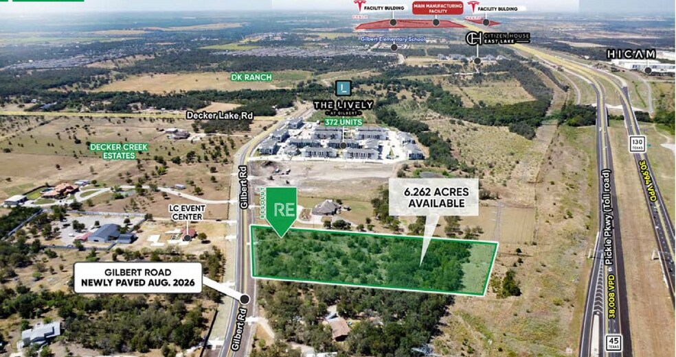 Primary Photo Of 7400 Gilbert Rd, Manor Land For Sale