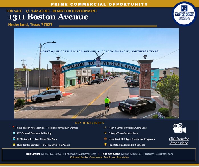 Primary Photo Of 1311 Boston Ave, Nederland Land For Sale